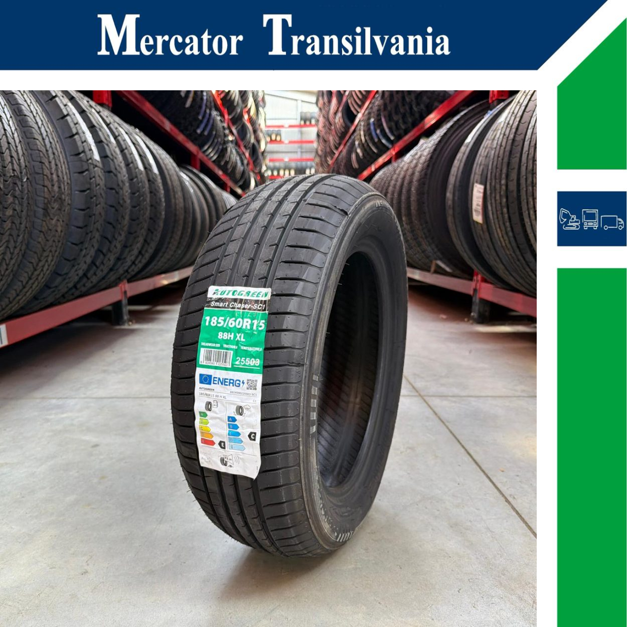 (NOUA) Autogreen Smart Chaser SC1 185/60R15-