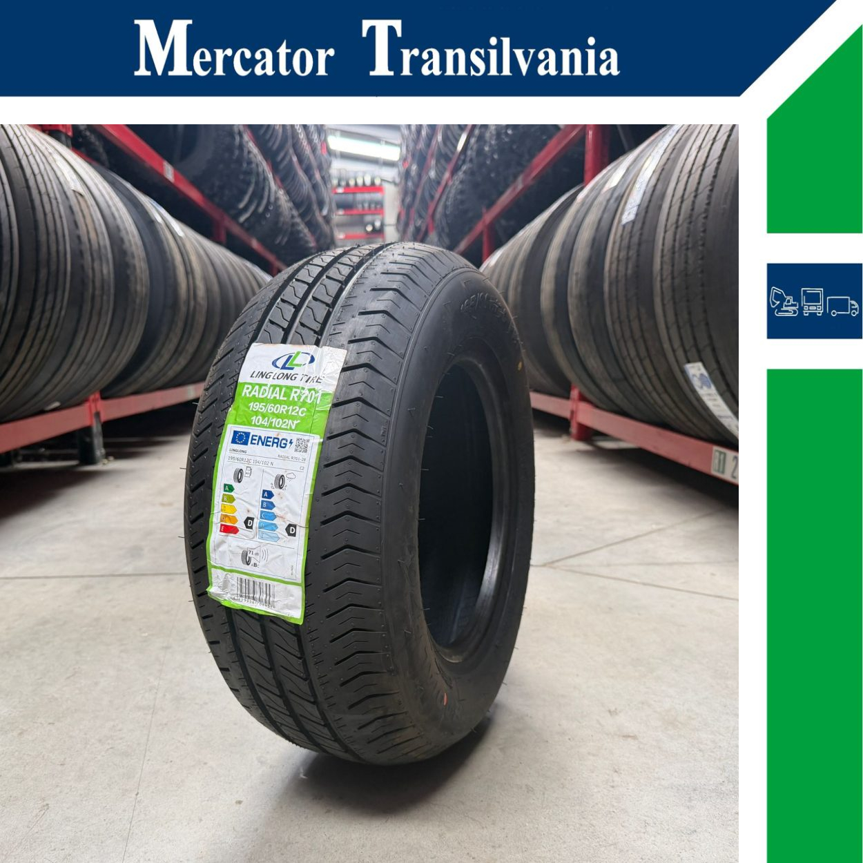 (NOUA) Linglong R701 195/60R12C