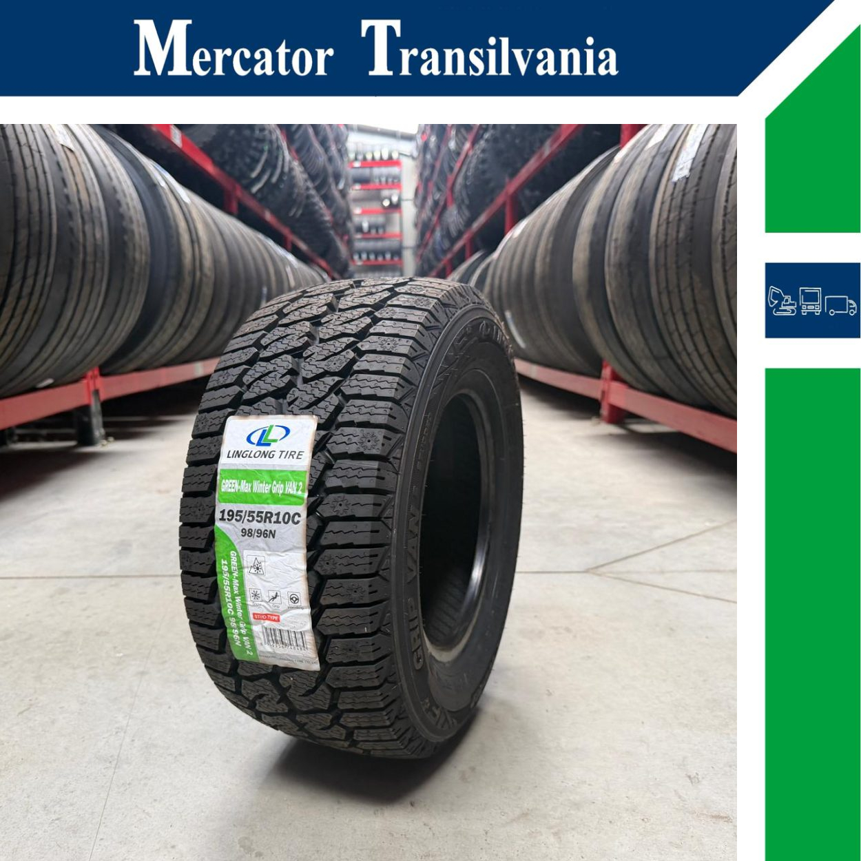(NOUA) Linglong G-M Winter Grip Van 2 195/55R10C