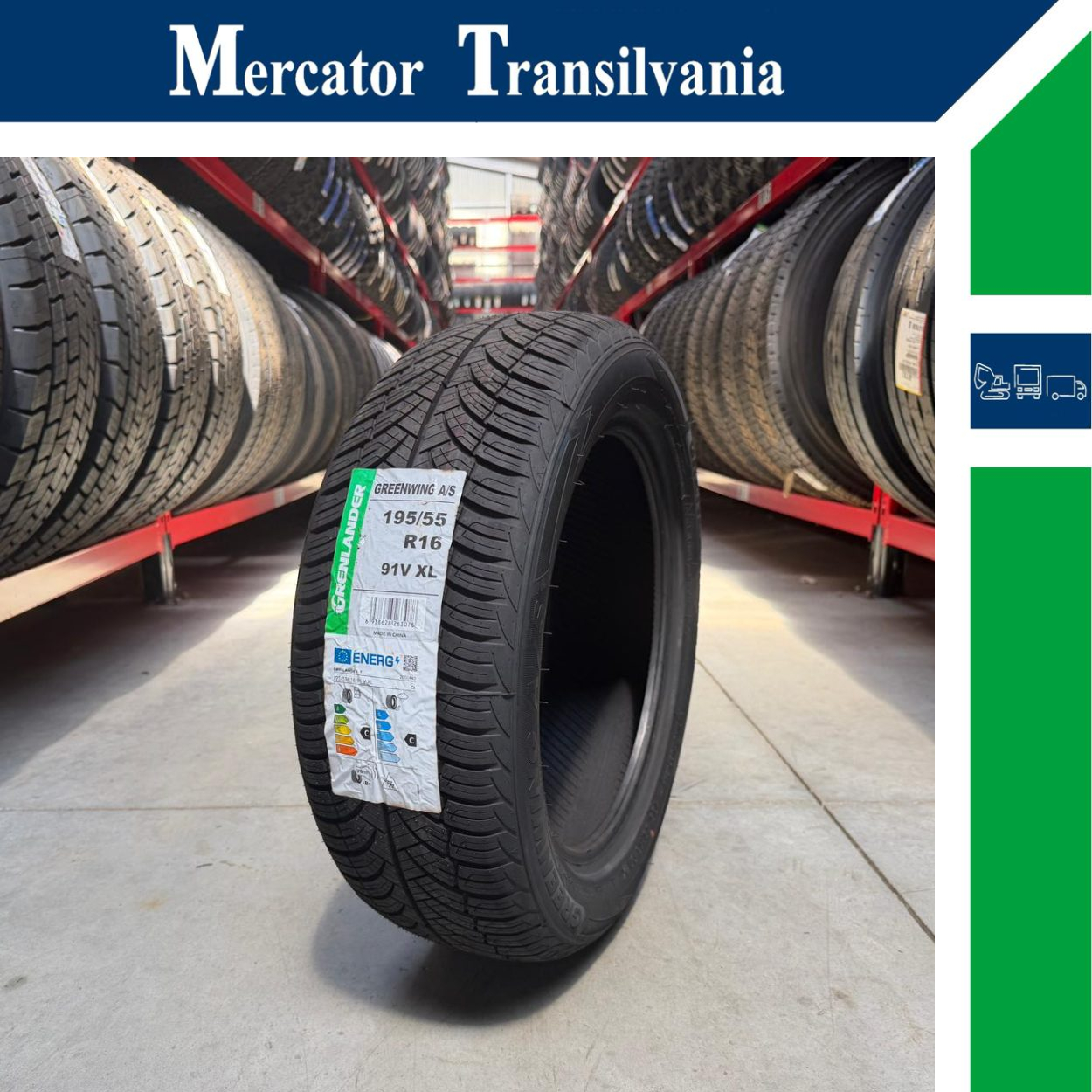 (NOUA) Grenlander Greenwing A/S 195/55R16-