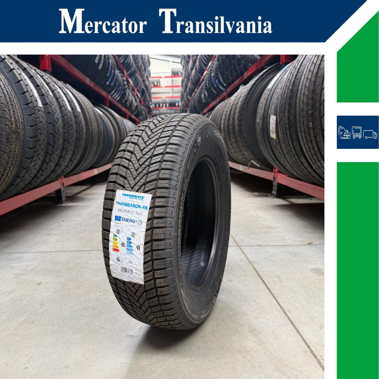 (NOUA) Transmate Transeason 4S 195/65R15-