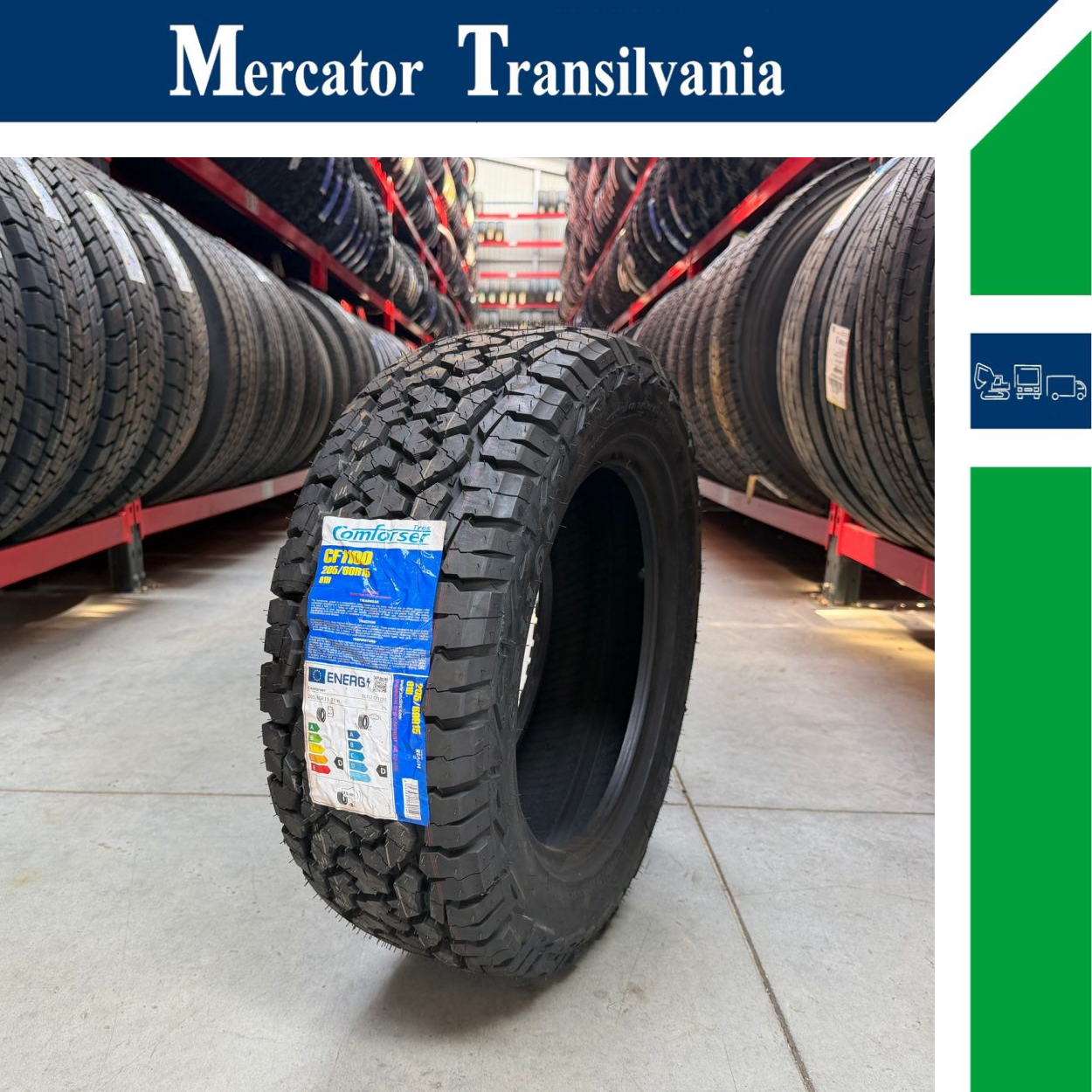 (NOUA) Comforser CF1100 (Model BFGoodrich) 205/60R15-