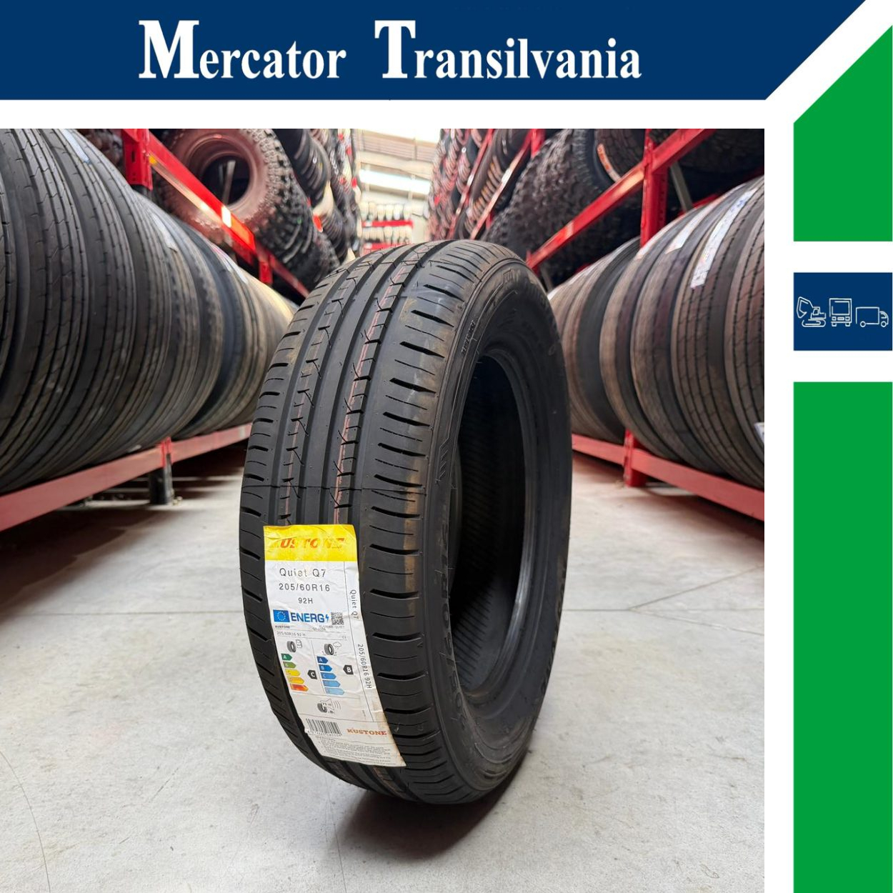 (NOUA) Kustone Quiet Q7 205/60R16-