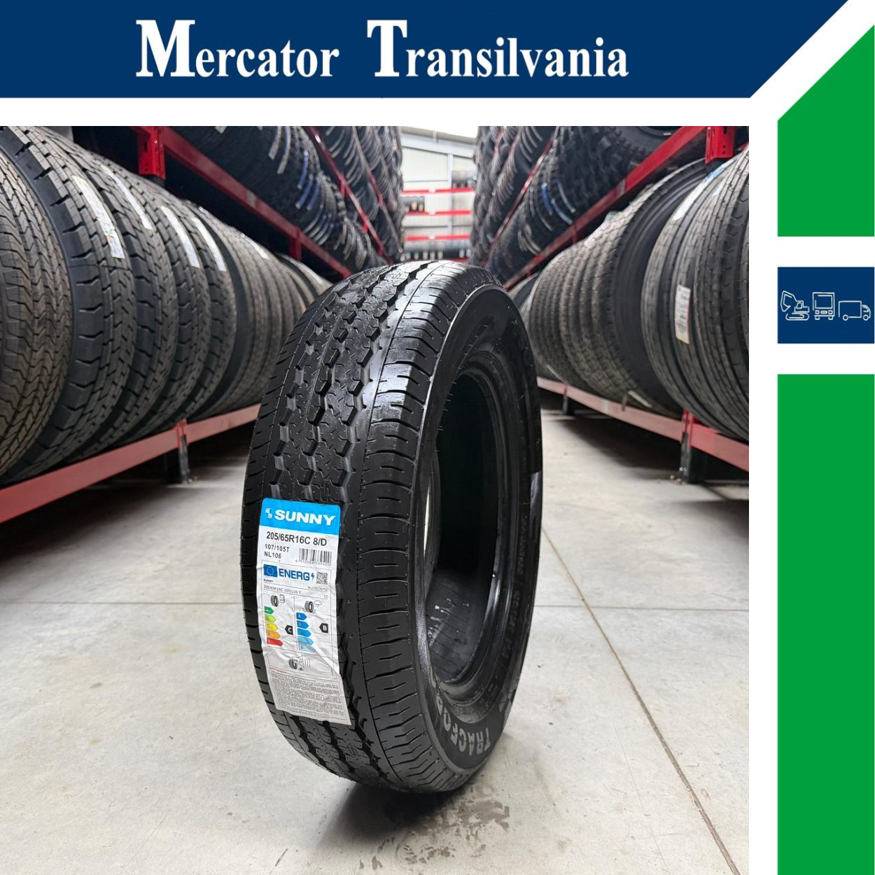 (NOUA) Sunny Tracforce NL106 205/65R16C