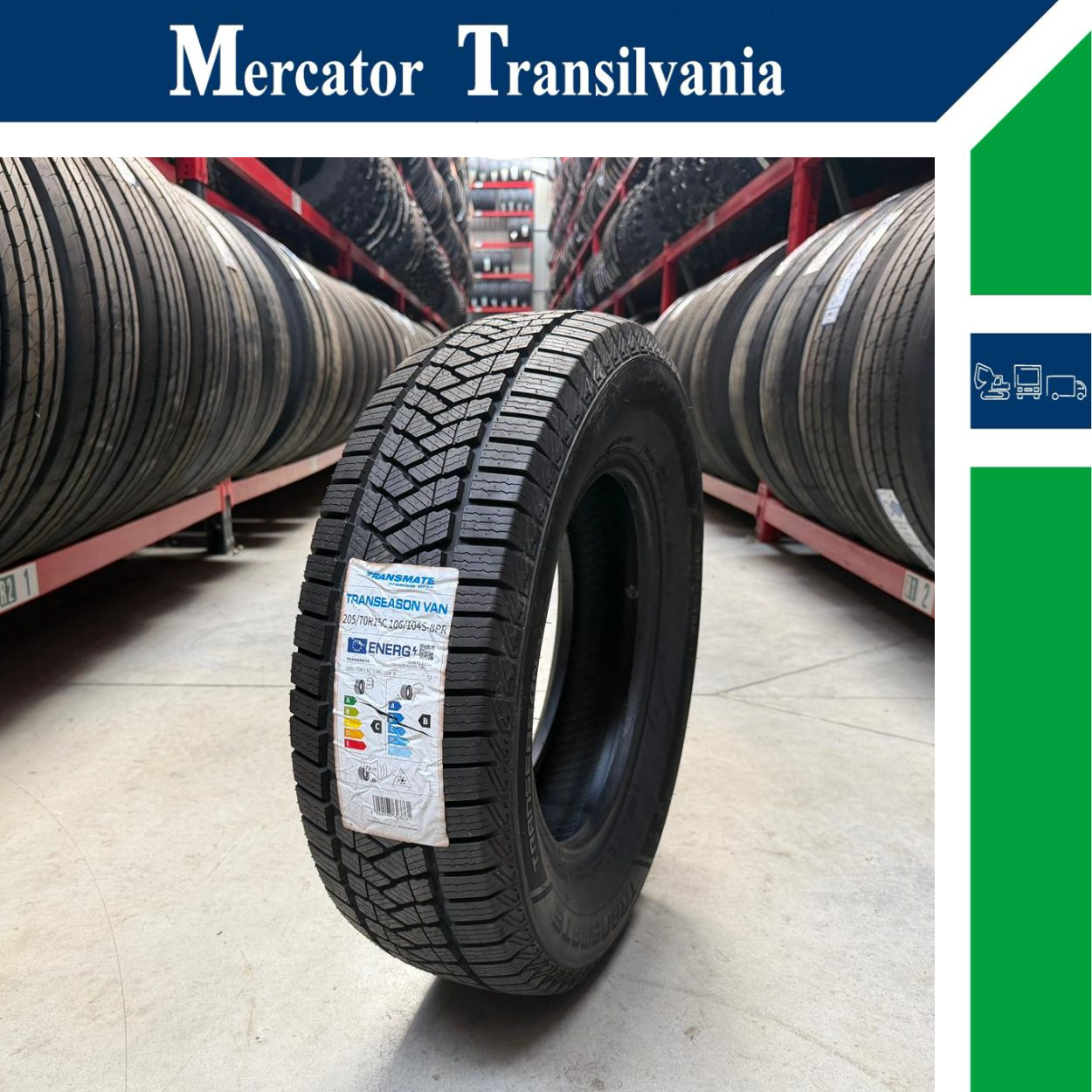(NOUA) Transmate Transeason Van 205/70R15C