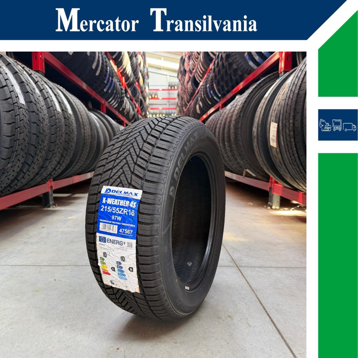 (NOUA) Delmax X-Weather 4S 215/55R16-