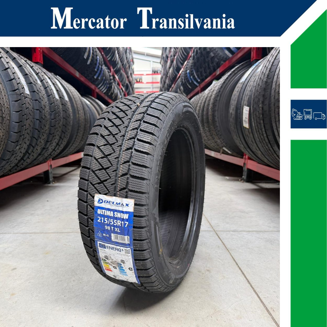 (NOUA) Delmax Ultima Snow 215/55R17-