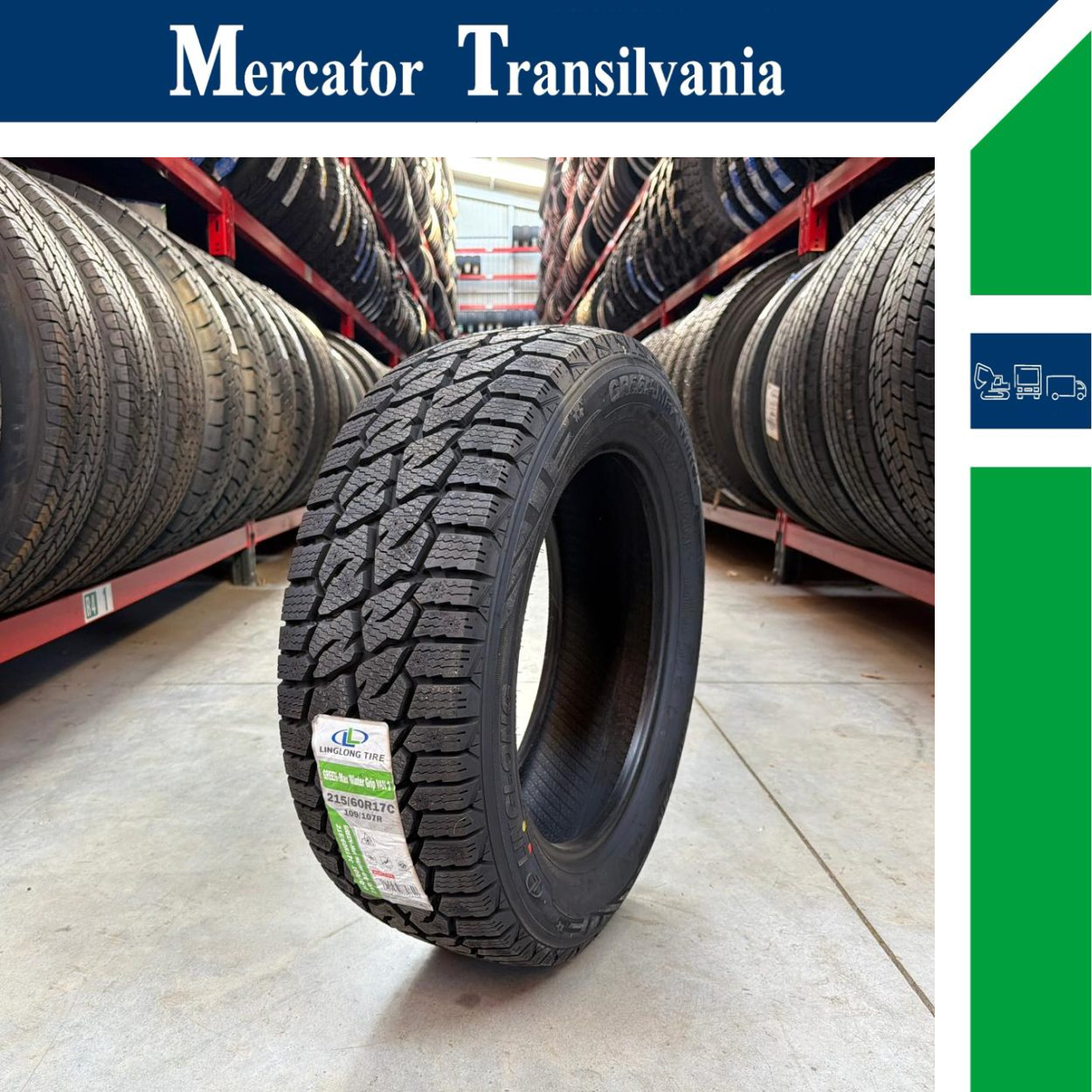 (NOUA) Linglong G-M Winter Grip Van 2 215/60R17C