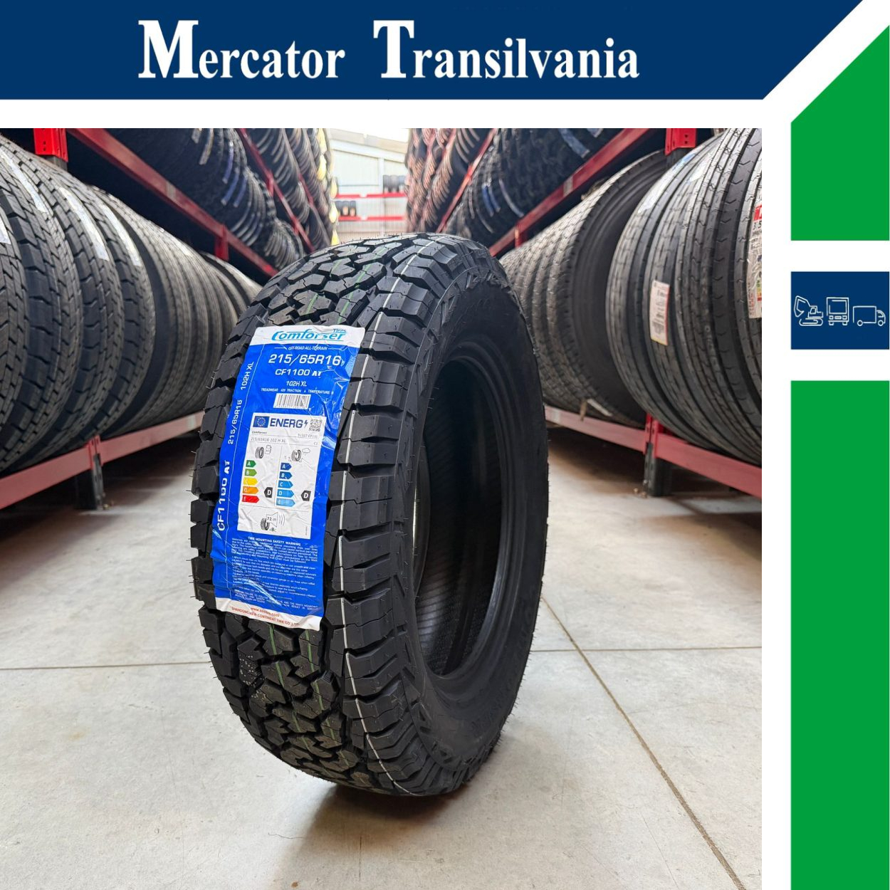 (NOUA) Comforser CF1100 (Model BFGoodrich) 215/65R16-