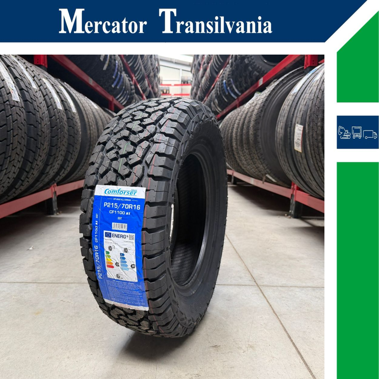 (NOUA) Comforser CF1100 (Model BFGoodrich) 215/70R16-