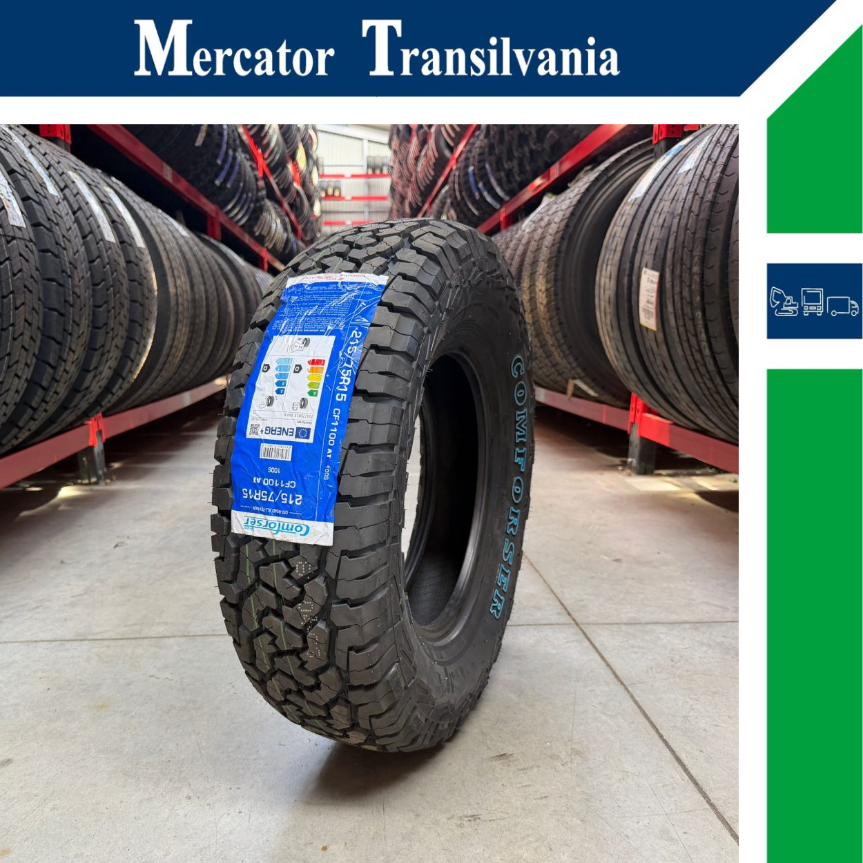 (NOUA) Comforser CF1100 (Model BFGoodrich) 215/75R15-
