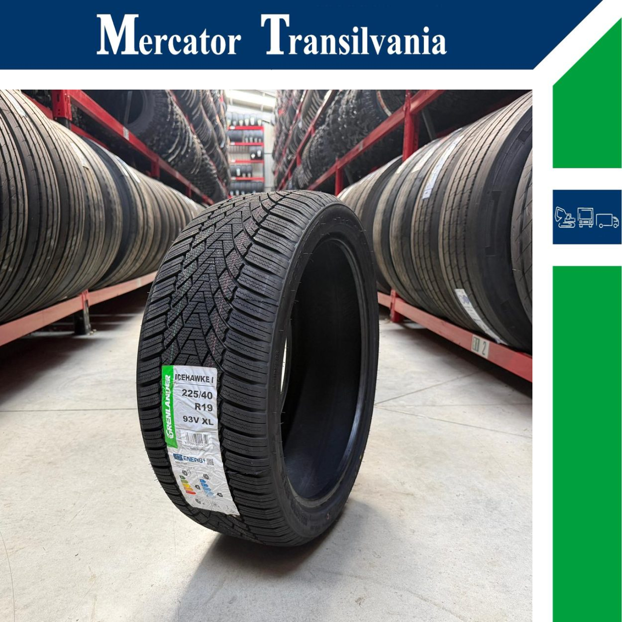 (NOUA) Grenlander Icehawke I 225/40R19-
