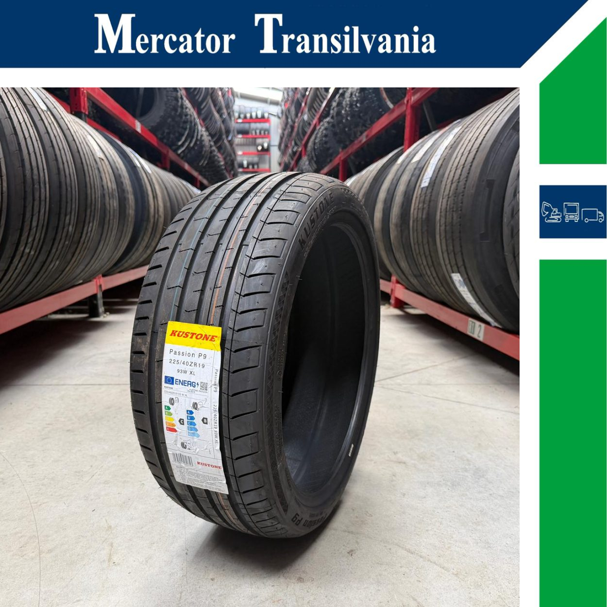 (NOUA) Kustone Passion P9 225/40R19-