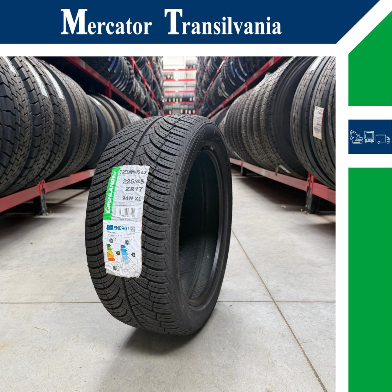 (NOUA) Grenlander Greenwing A/S 225/45R17-