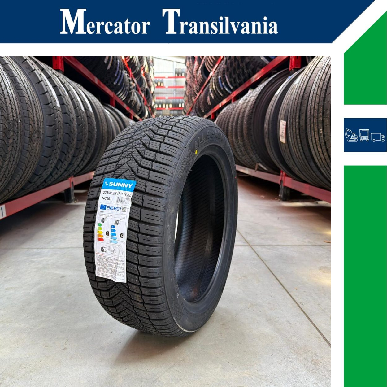 (NOUA) Sunny NC501 AllSeason Versat 225/45R17-