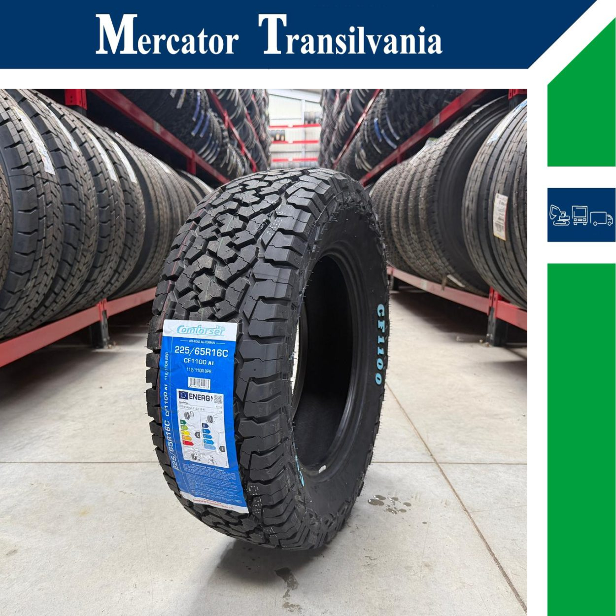 (NOUA) Comforser CF1100 (Model BFGoodrich) 225/65R16C