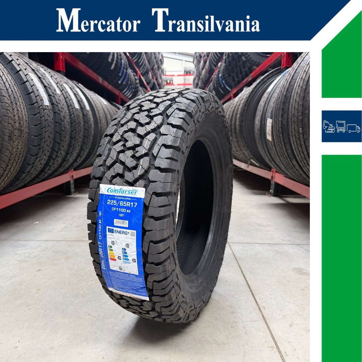 (NOUA) Comforser CF1100 (Model BFGoodrich) 225/65R17-