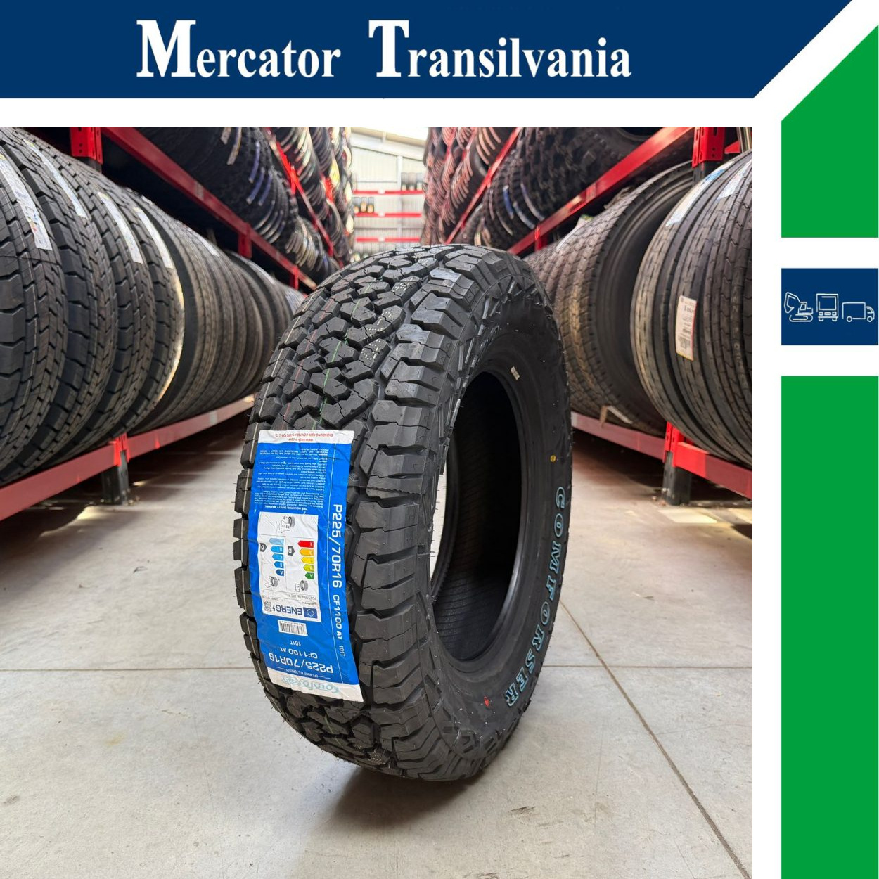 (NOUA) Comforser CF1100 (Model BFGoodrich) 225/70R16-