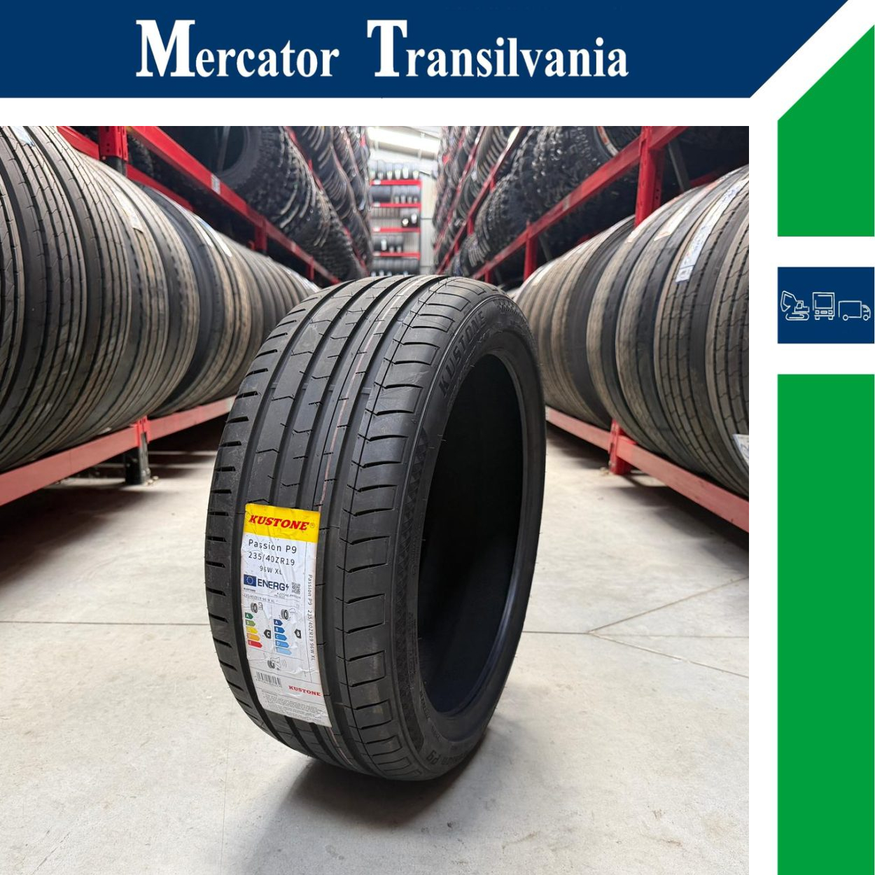 (NOUA) Kustone Passion P9 235/40R19-