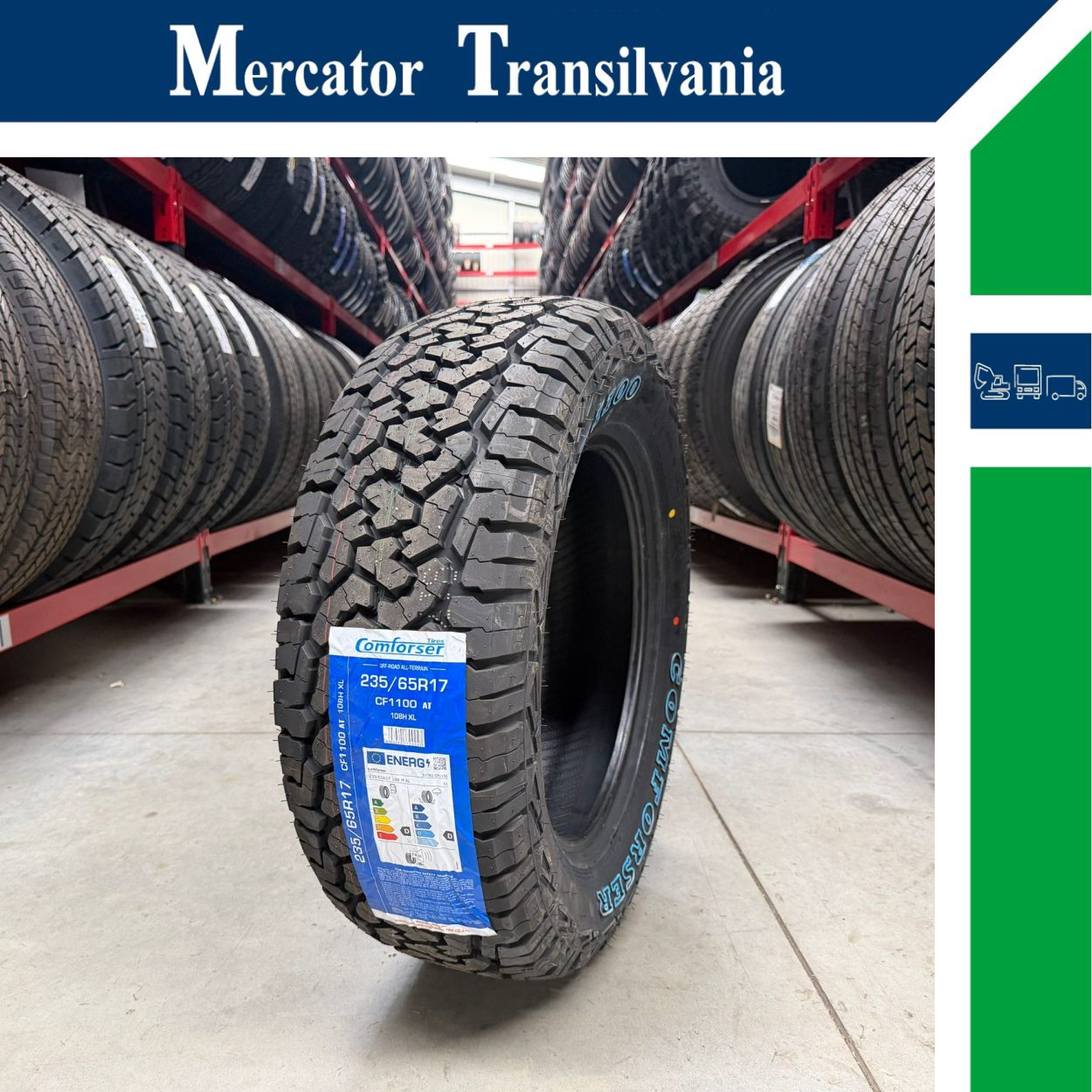 (NOUA) Comforser CF1100 (Model BFGoodrich) 235/65R17-