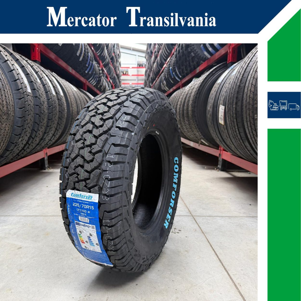 (NOUA) Comforser CF1100 (Model BFGoodrich) 235/70R15-
