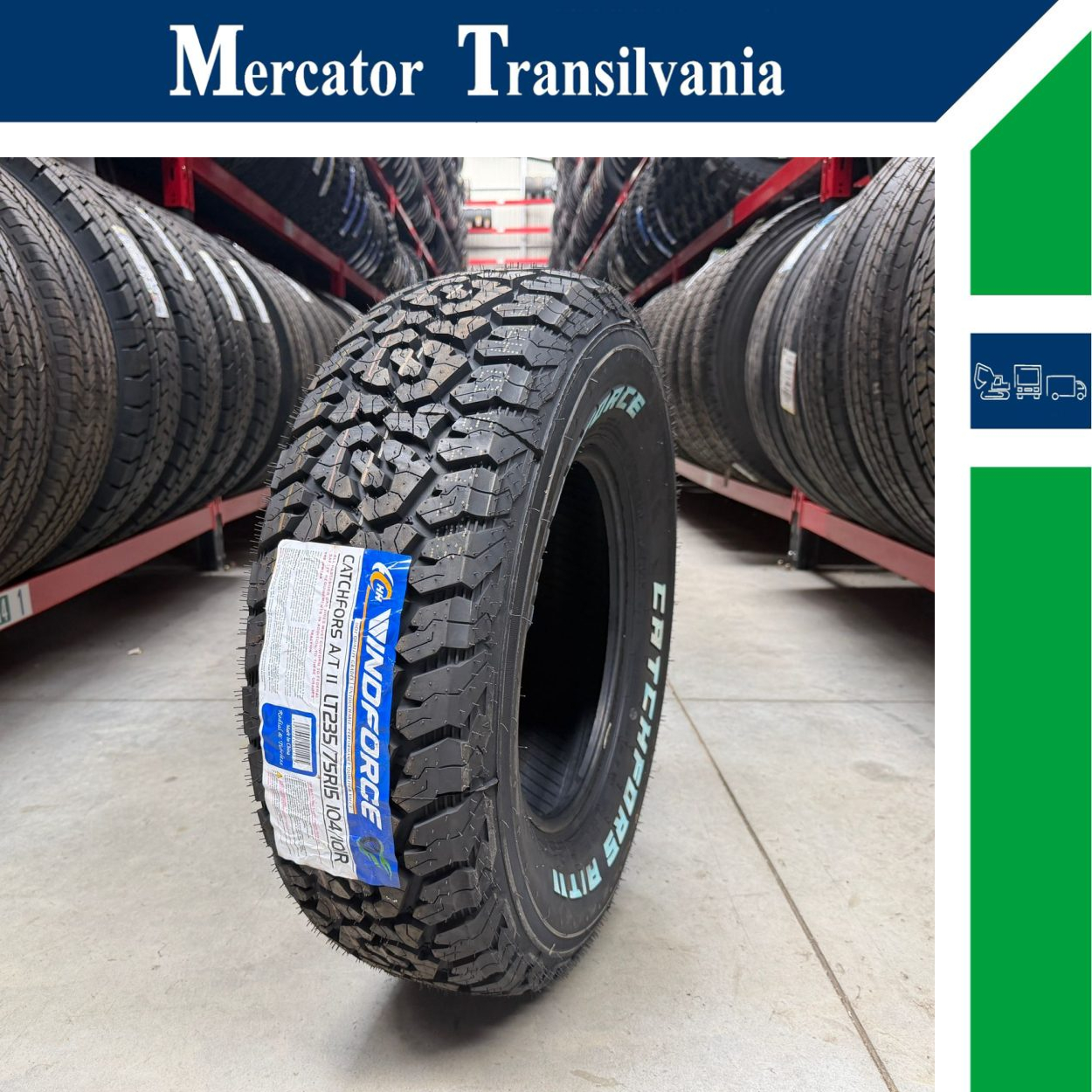 (NOUA) Windforce Catchfors II (Model BFGoodrich) 235/75R15-