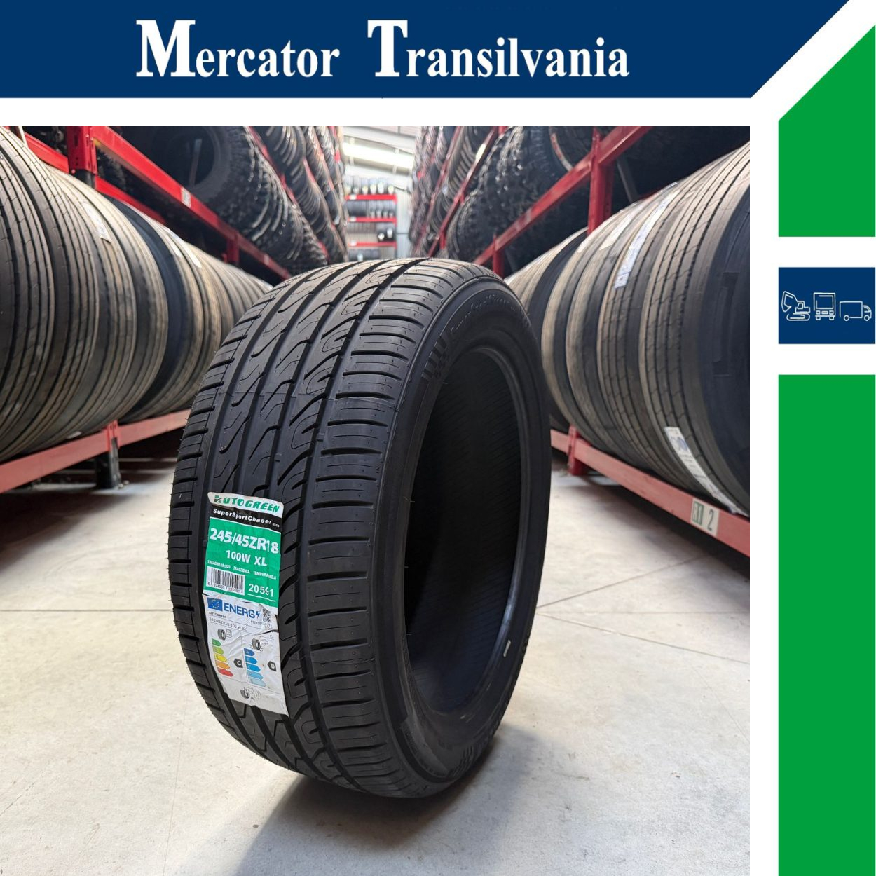 (NOUA) Autogreen Super Sport Chaser SSC5 245/45R18-