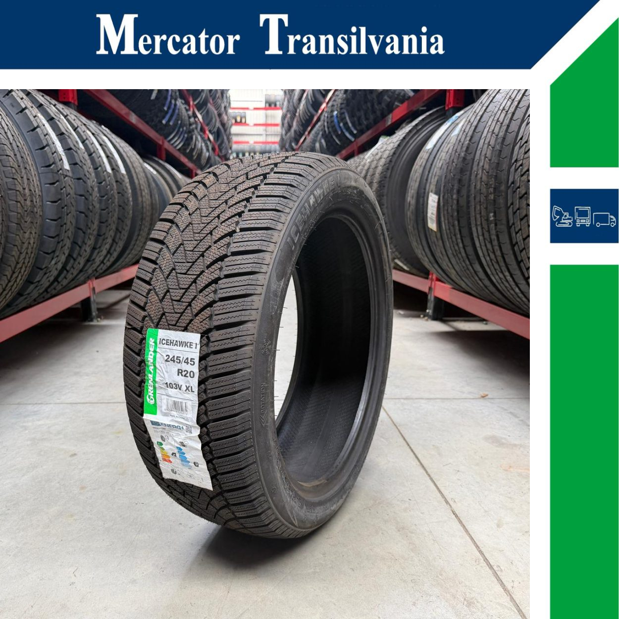 (NOUA) Grenlander Icehawke I 245/45R20-