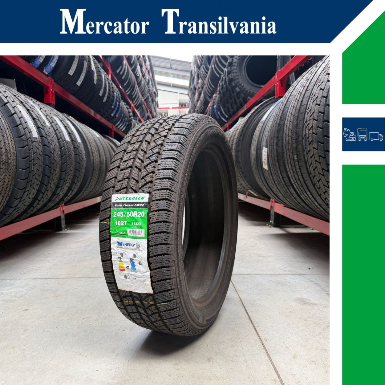 (NOUA) Autogreen Snow Chaser AW02 245/50R20-