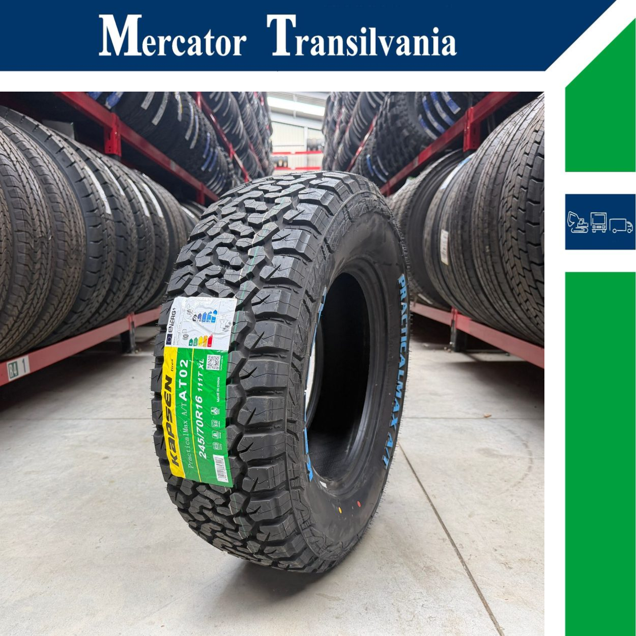 (NOUA) Kapsen AT02 (Model BFGoodrich) 245/70R16-