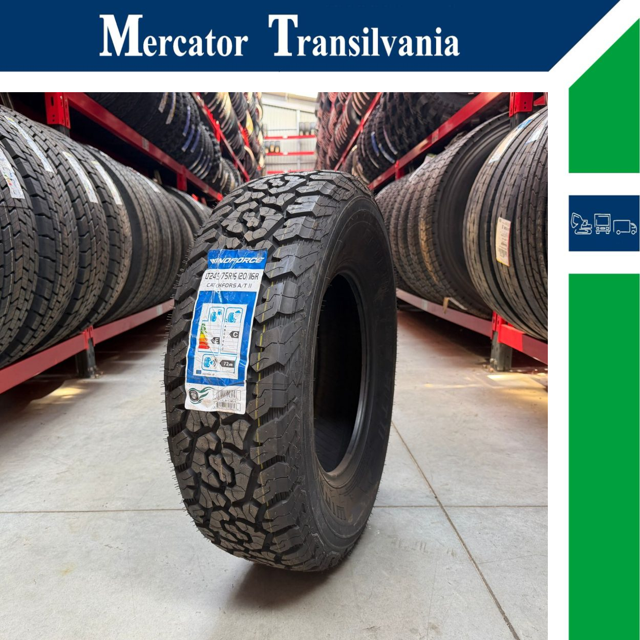 (NOUA) Windforce Catchfors II (Model BFGoodrich) 245/75R16-
