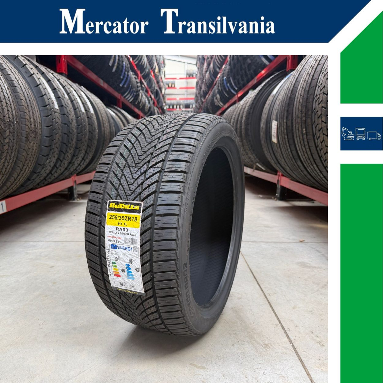 (NOUA) RoTaLLa Setula 4 Season RA03 255/35R18-