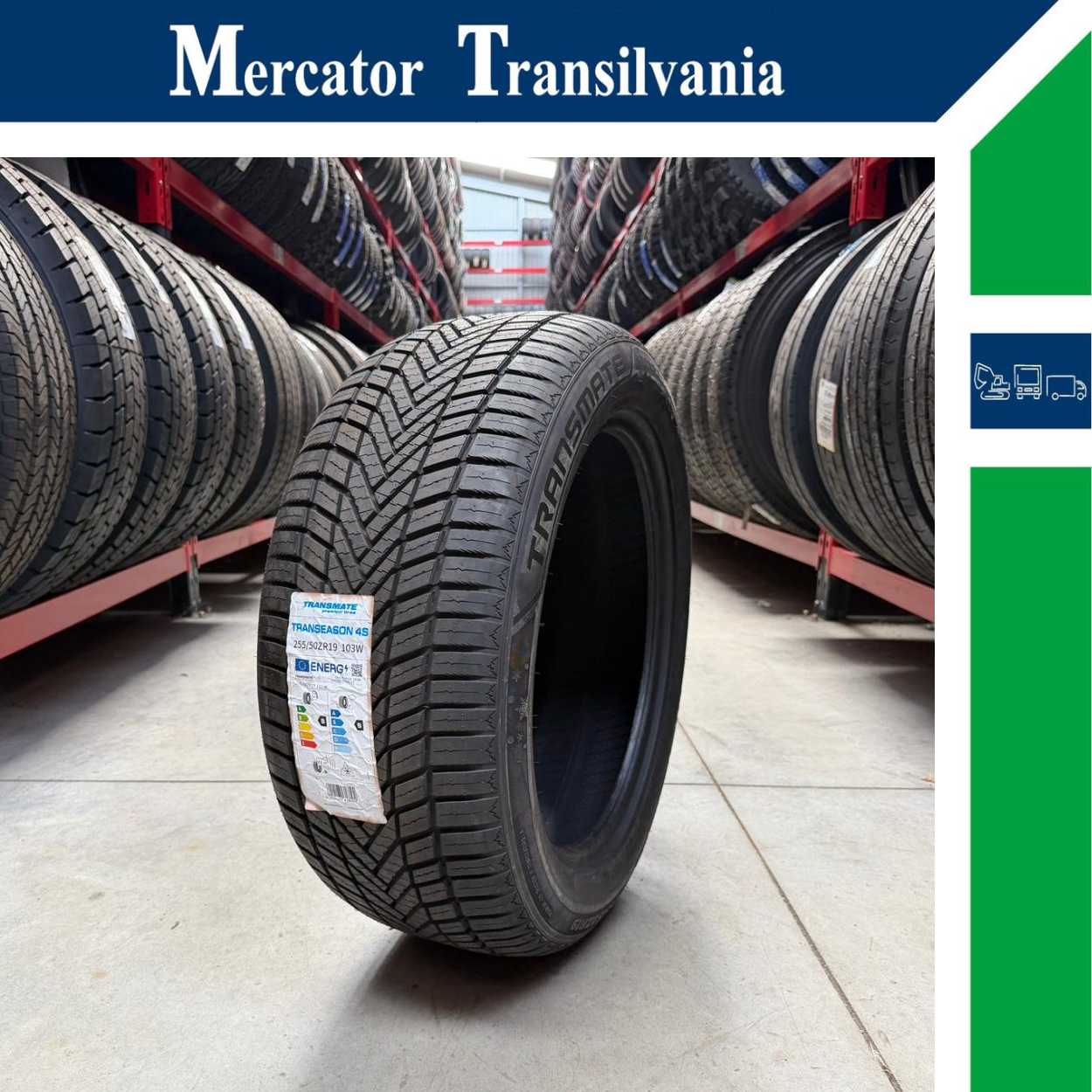 (NOUA) Transmate Transeason 4S 255/50R19-