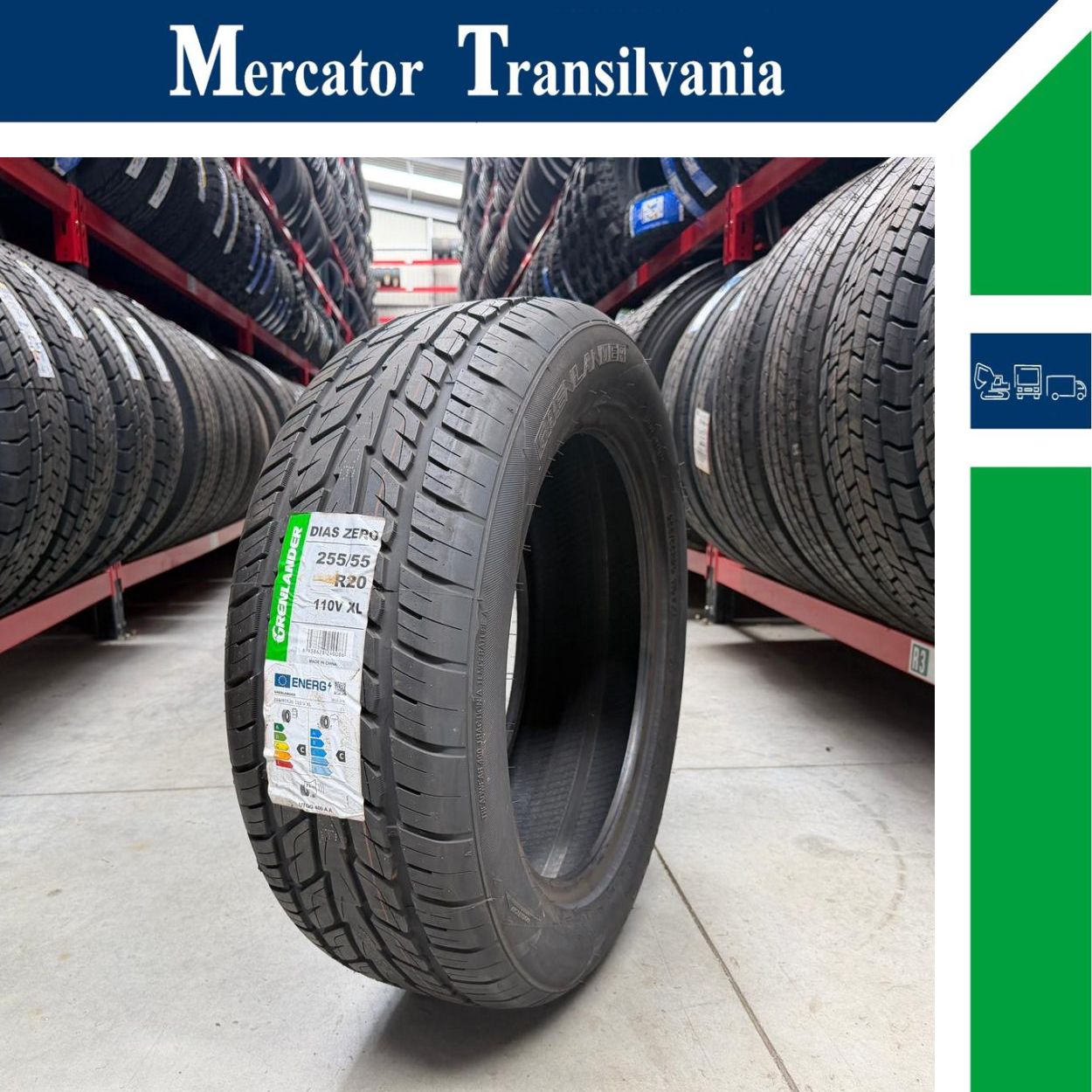 (NOUA) Grenlander Dias Zero 255/55R20-