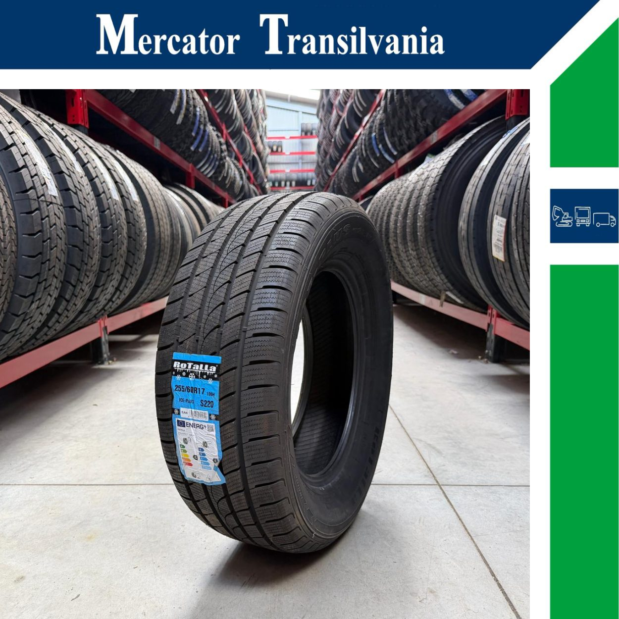 (NOUA) RoTaLLa Ice-Plus S220 255/60R17-