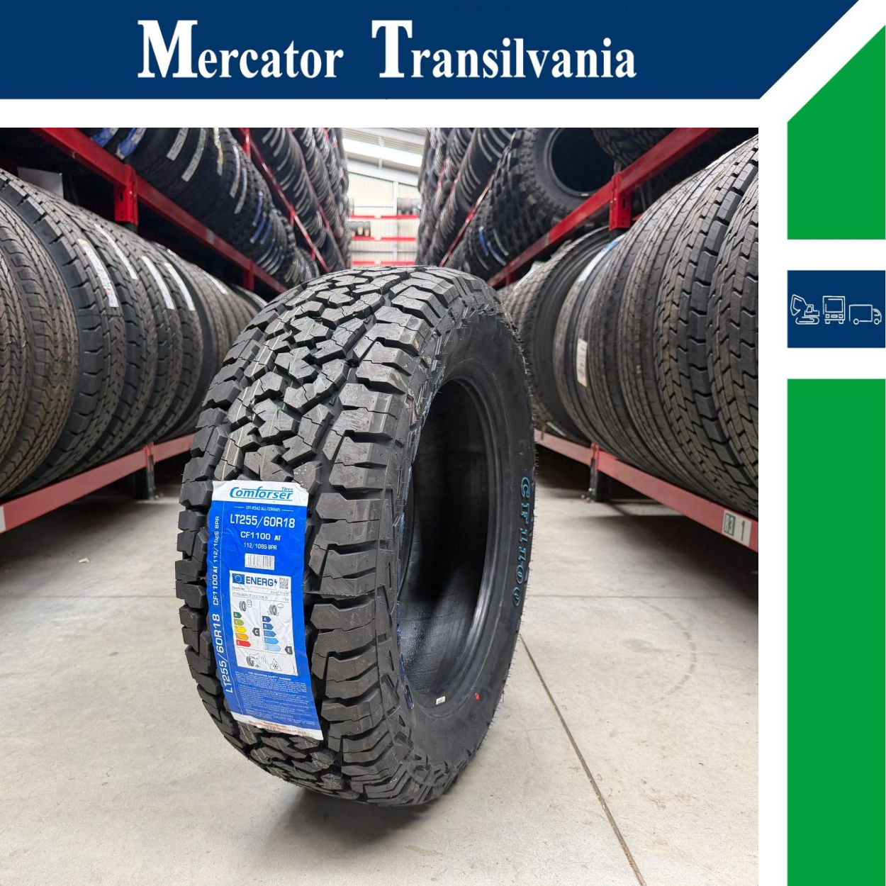 (NOUA) Comforser CF1100 (Model BFGoodrich) 255/60R18-