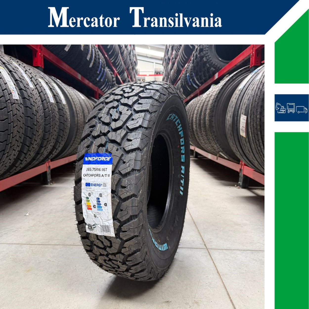 (NOUA) Windforce Catchfors II (Model BFGoodrich) 265/75R16-