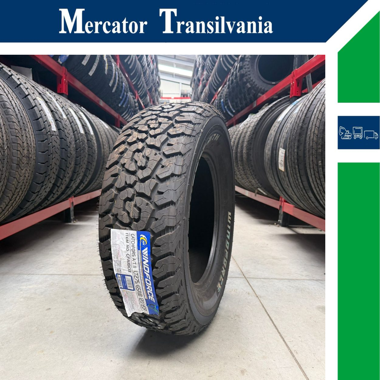 (NOUA) Windforce Catchfors II (Model BFGoodrich) 275/65R18-