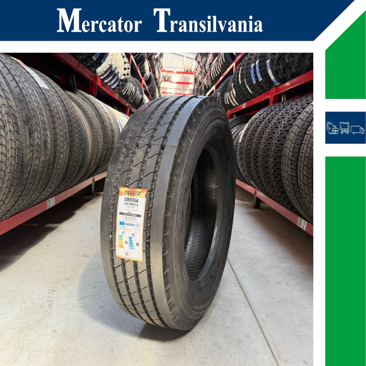 (NOUA) Golden Crown CR976A 275/70R22.5-