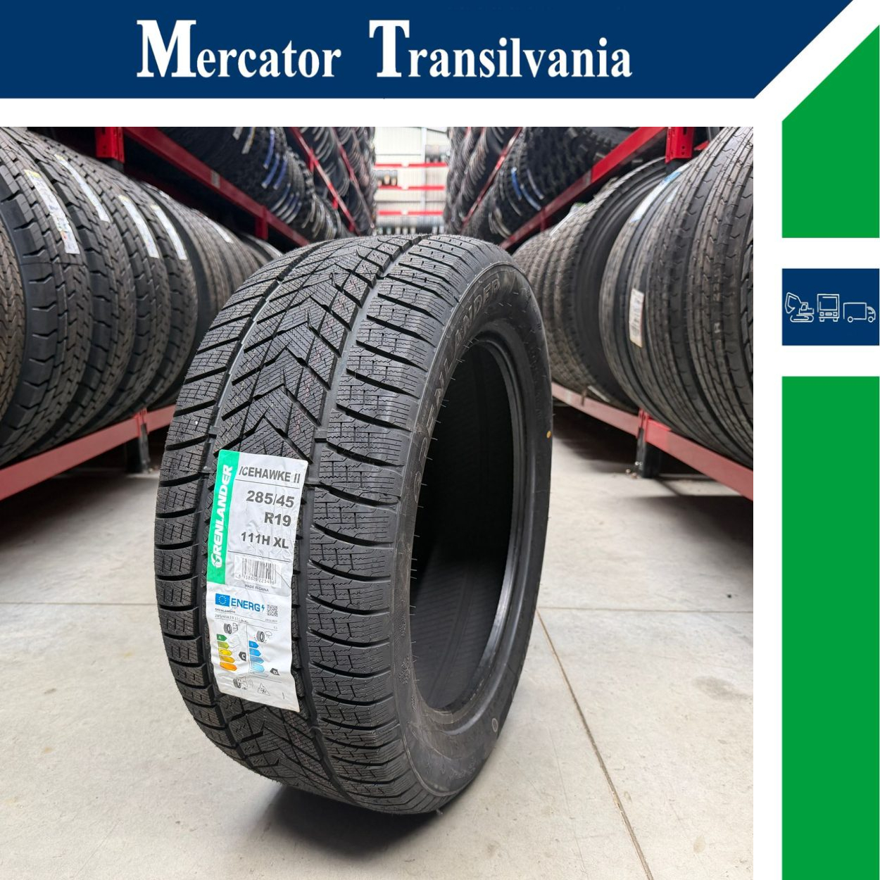 (NOUA) Grenlander Icehawke II 285/45R19-
