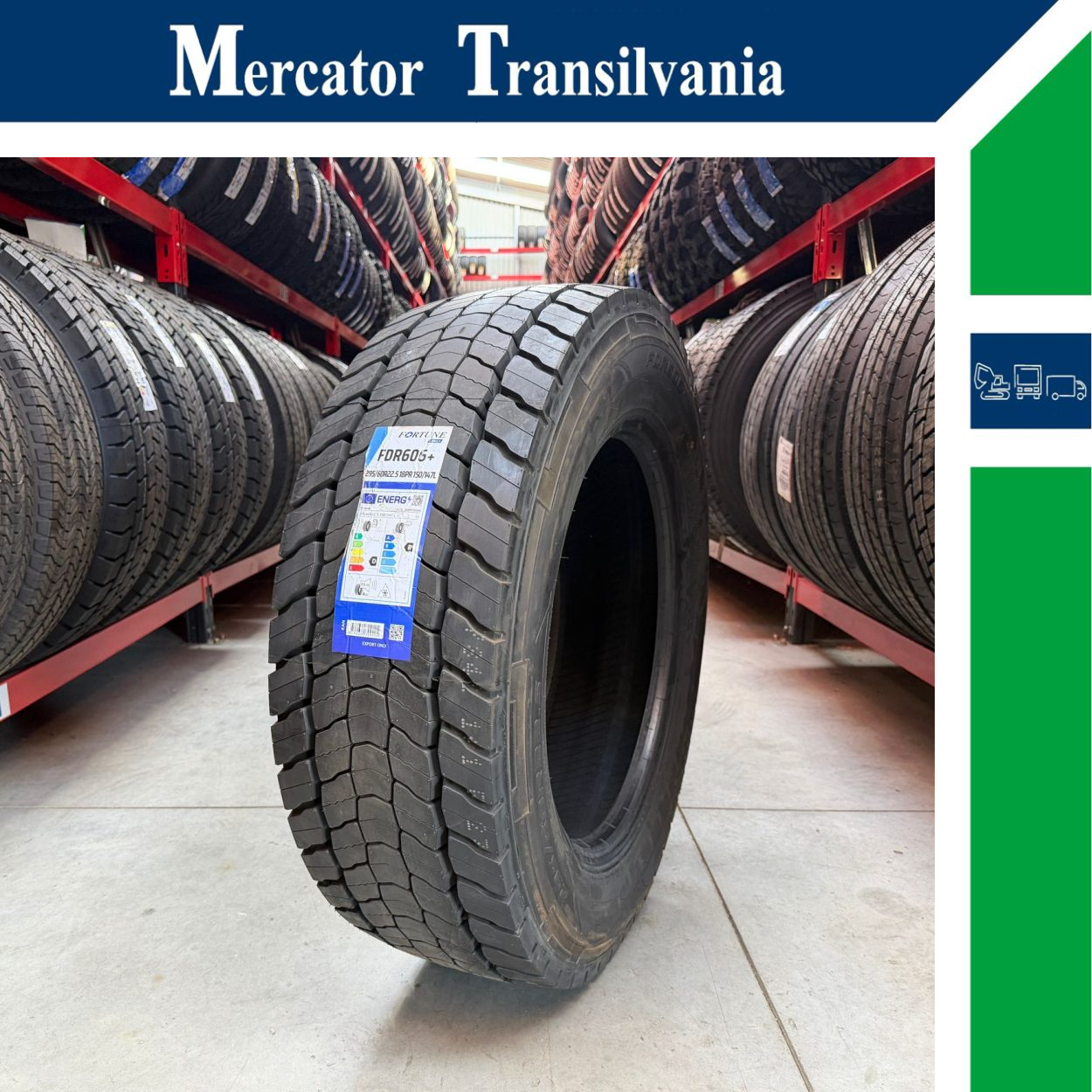 (NOUA) Fortune FDR 606 295/60R22.5-