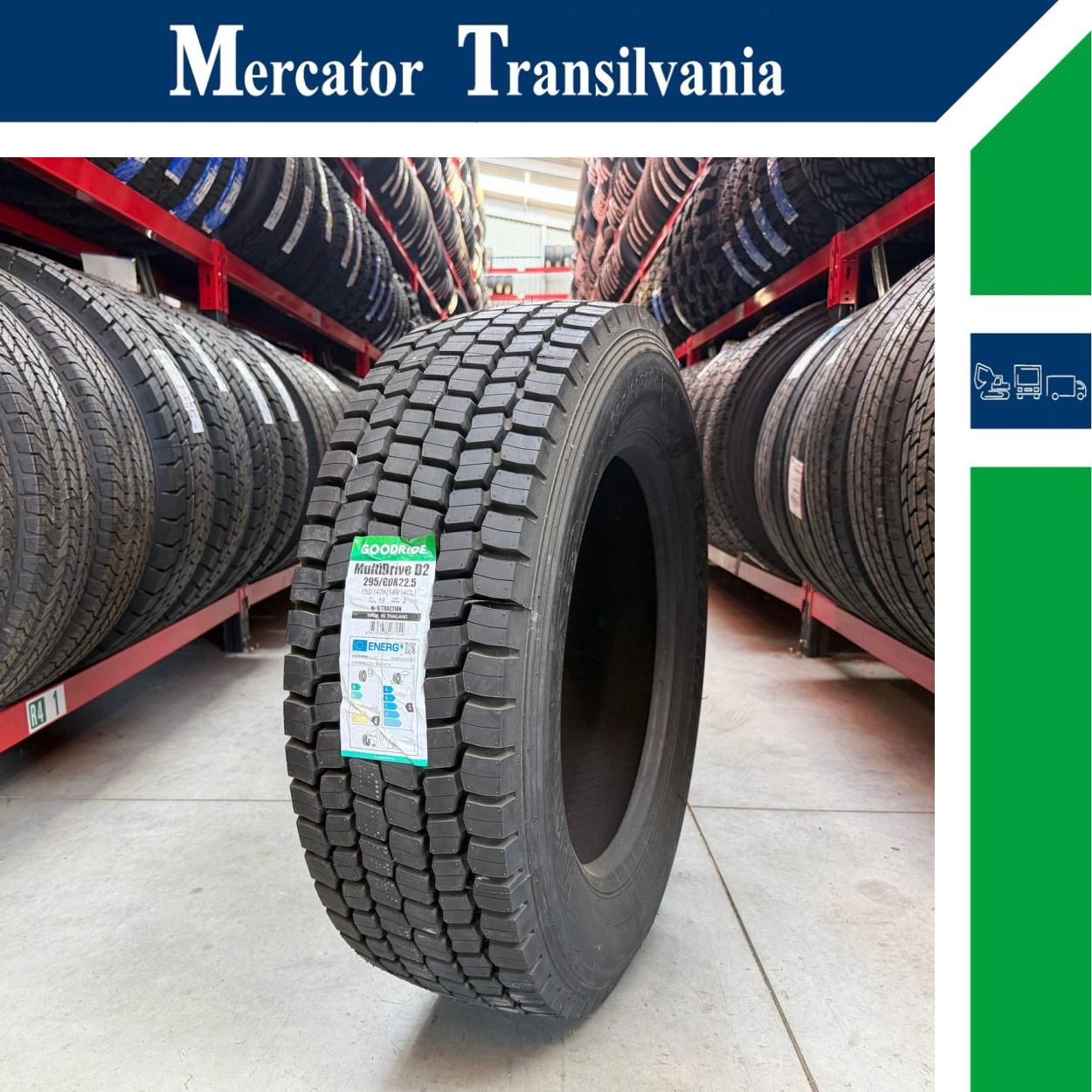 (NOUA) Goodride Multi Drive ECO D2 CM335 295/60R22.5-