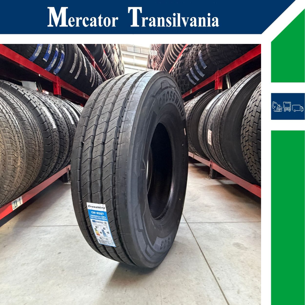 (NOUA) Crosswind CW-RS03 315/80R22.5-
