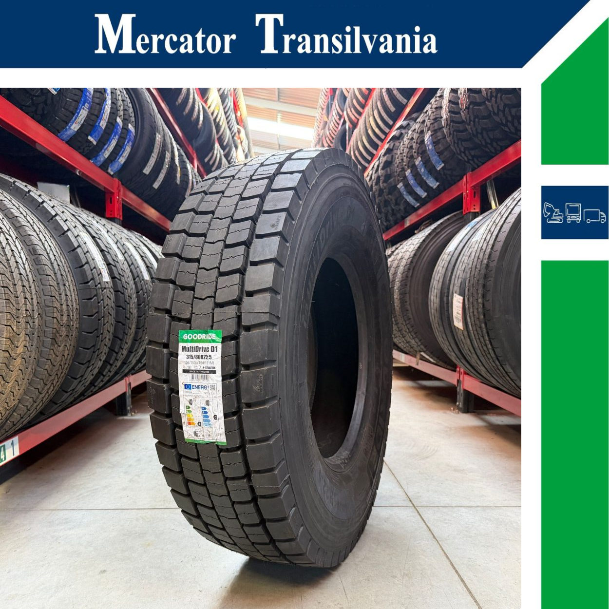 (NOUA) Goodride Multi Drive D1 315/80R22.5-