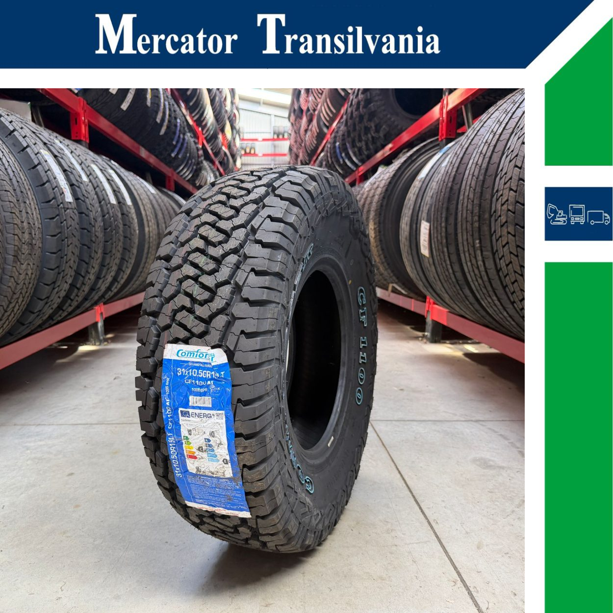 (NOUA) Comforser CF1100 (Model BFGoodrich) 31X10.50R15-