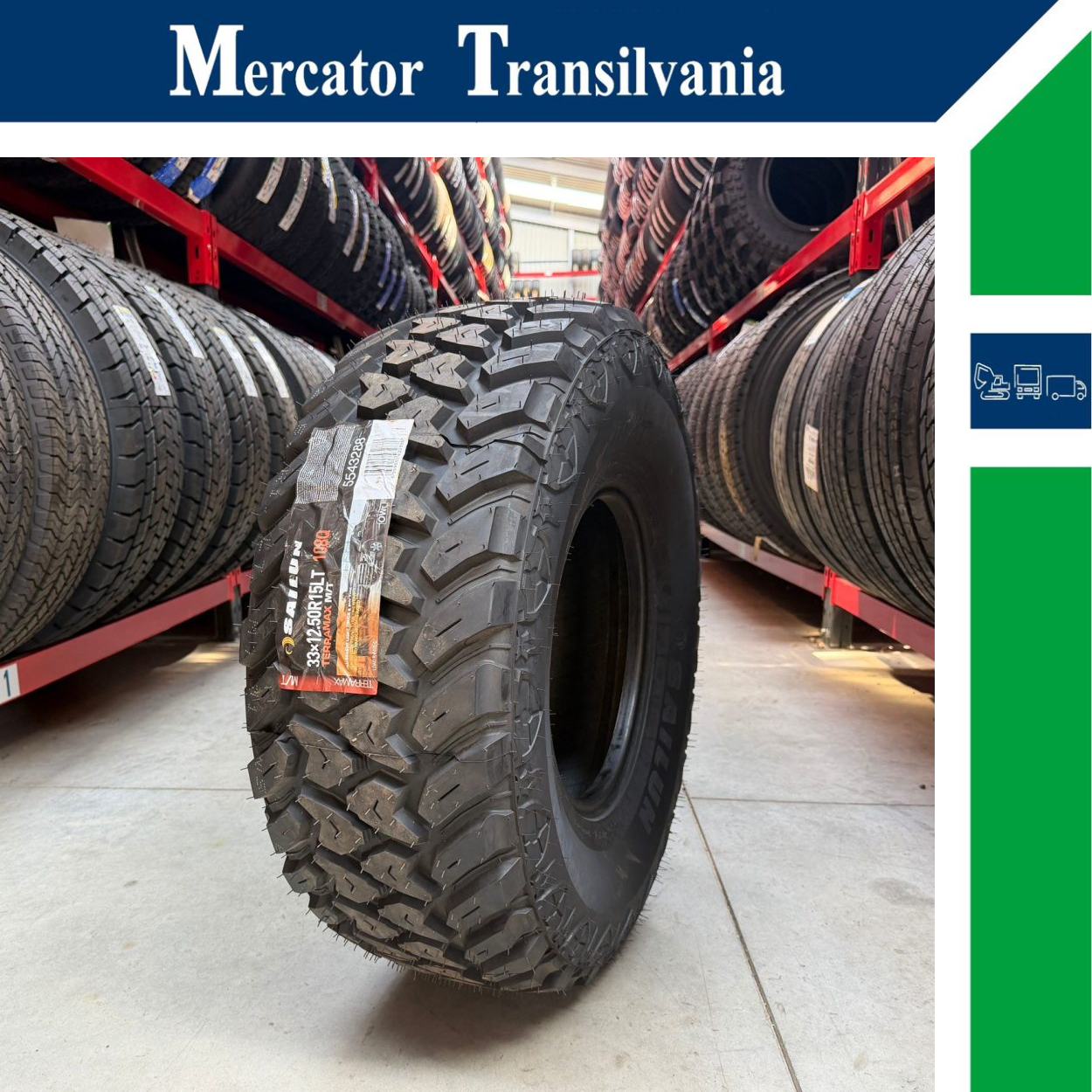 (NOUA) Sailun Terramax M/T 33X12.50R15-