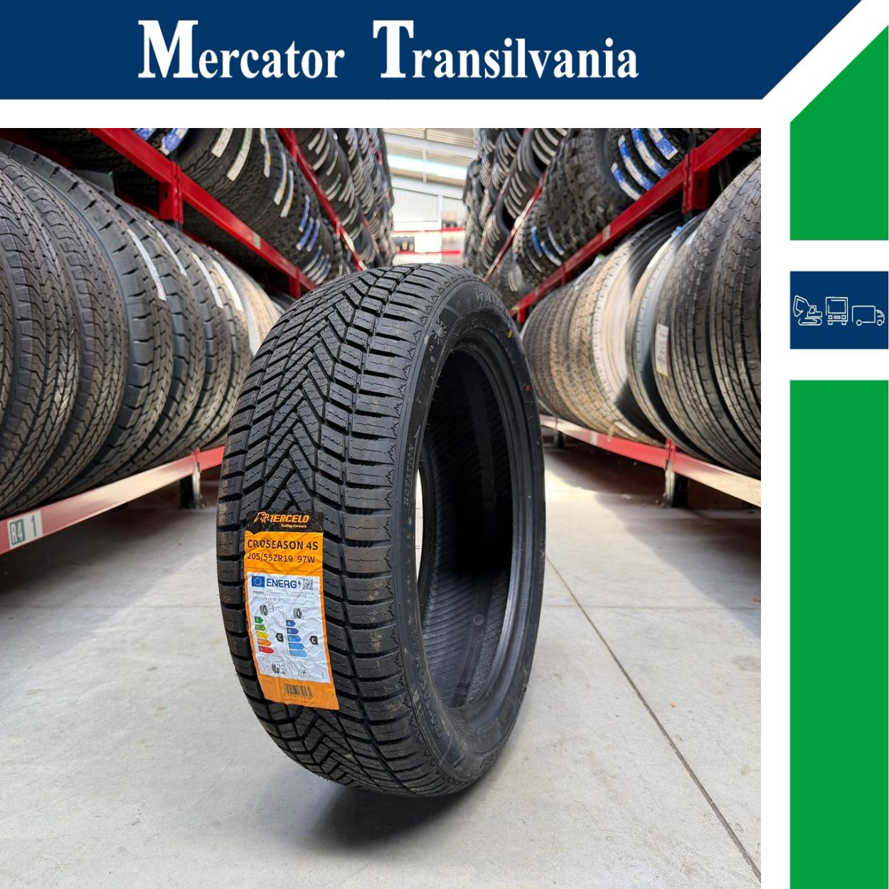 (NOUA) Tercelo Croseason 4S 205/55R19-