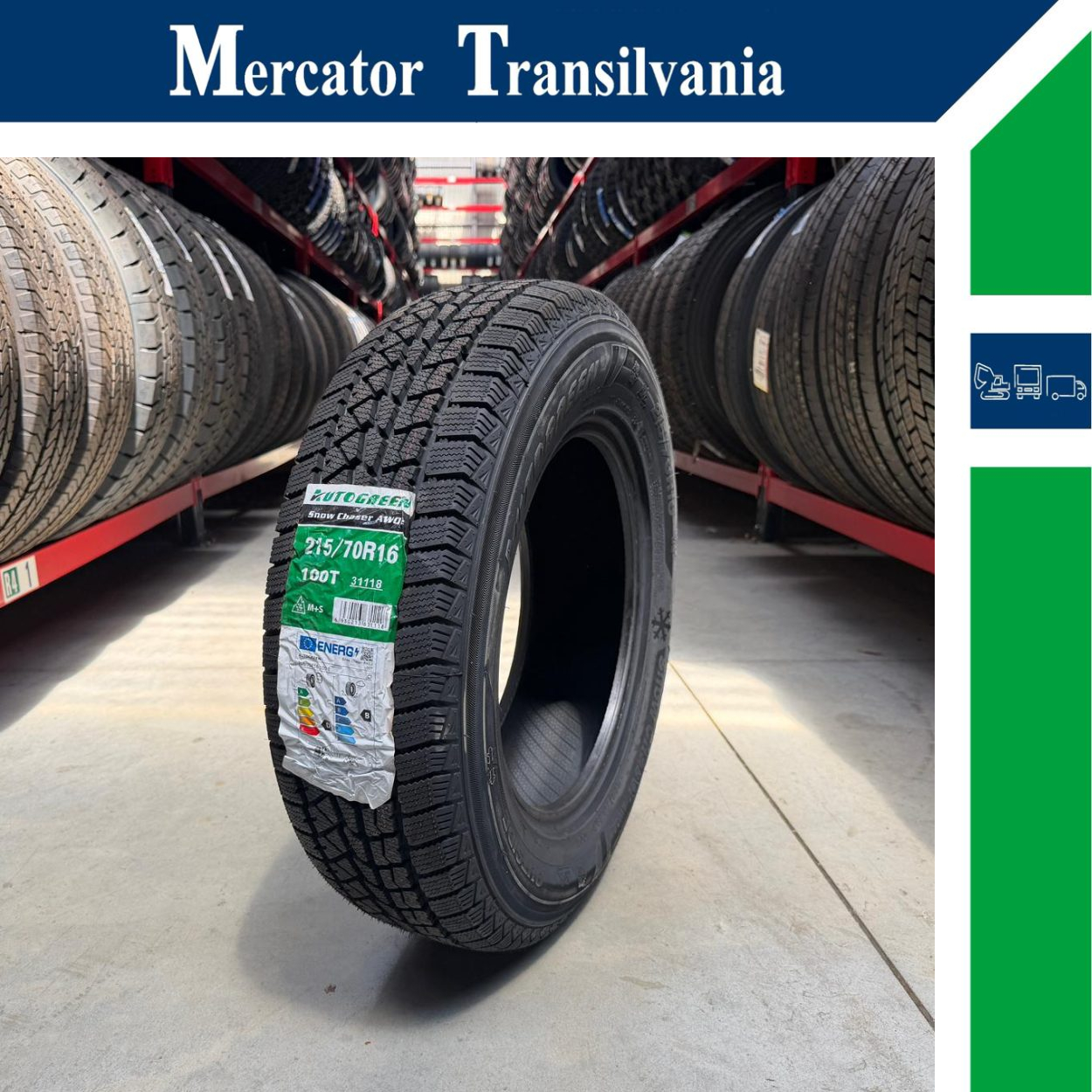(NOUA) Autogreen Snow Chaser AW02 215/70R16-