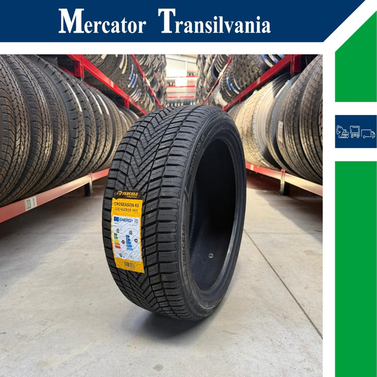 (NOUA) Tercelo Croseason 4S 225/45R19-