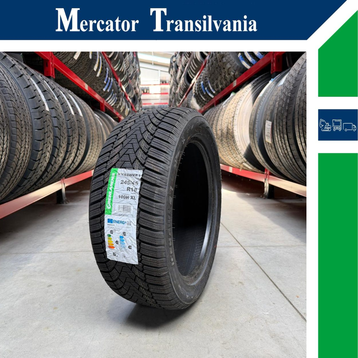 (NOUA) Grenlander Icehawke I 245/45R18-